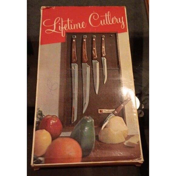 Lifetime Cutlery "Custom 400" 5 Knive Set - Picture 2 of 3